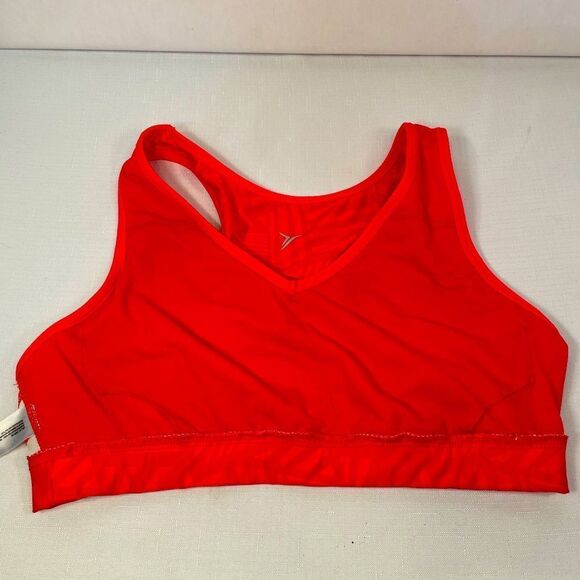 Active Red and Orange Sports Bra Old Navy size XL EUC - Picture 5 of 5